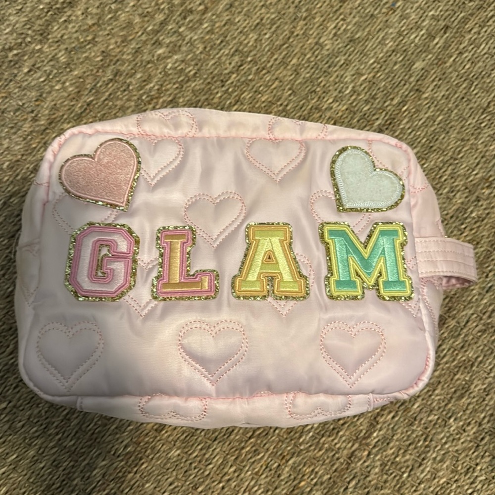 Stoney Clover Lane Medium Target Pink Heart Quilted Bag!